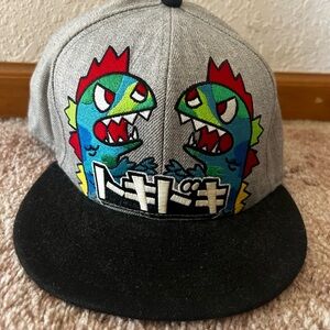 Tokidoki x New Era "Kaiju" Snapback Hat - Heather Grey/Black